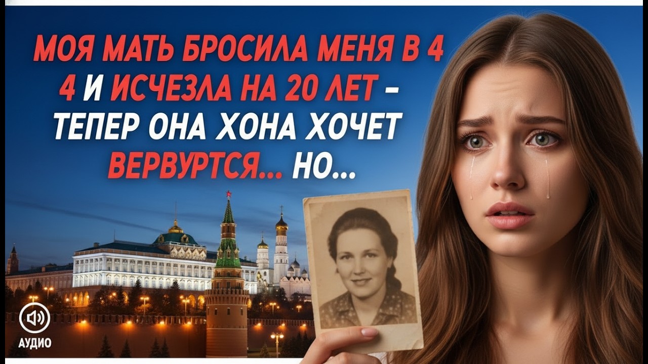МАТЬ БРОСИЛА МЕНЯ В 4 ГОДА И ИСЧЕЗЛА НА 20 ЛЕТ — ТЕПЕРЬ ХОЧЕТ 'ВОССОЕДИНИТЬСЯ'... НО...