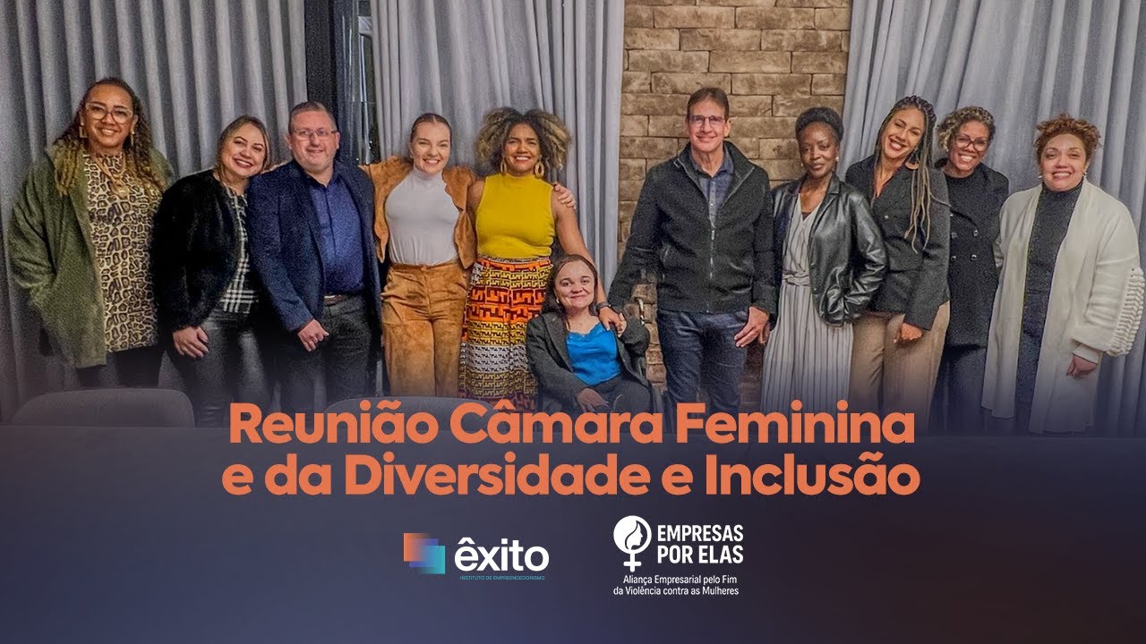 Reunião da Câmara Feminina e Diversidade e Inclusão do Instituto Êxito de Empreendedorismo