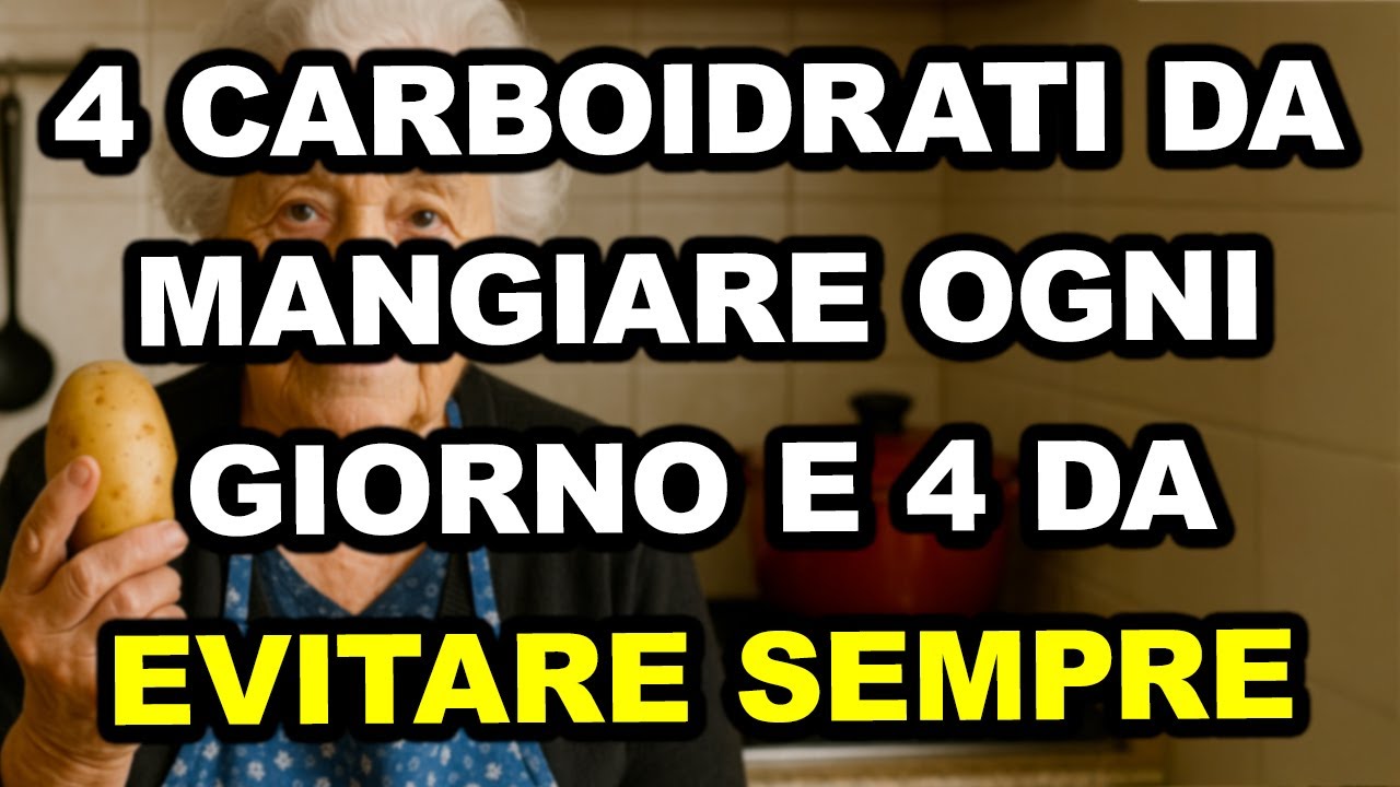 ANZIANI: 4 carboidrati che DEVI mangiare ogni giorno e 4 che NON dovresti MAI toccare