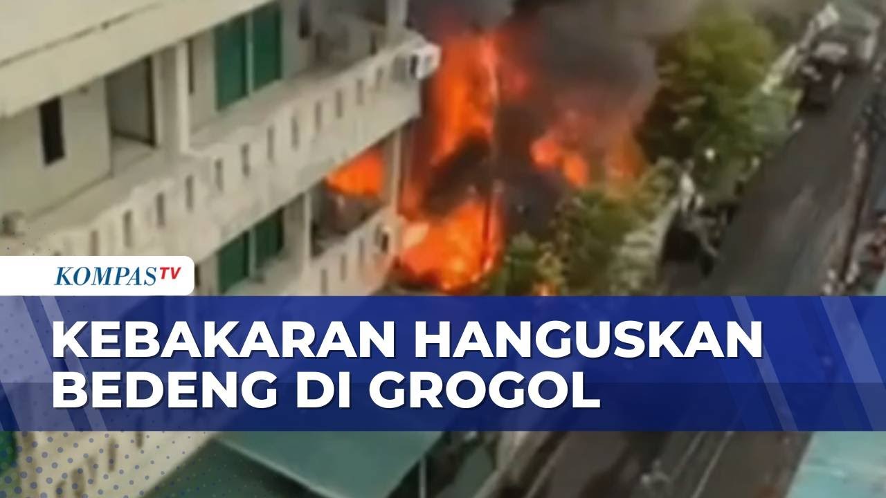 Bedeng di Grogol Petamburan Jakarta Barat Terbakar, Belasan Damkar Dikerahkan | BERUT