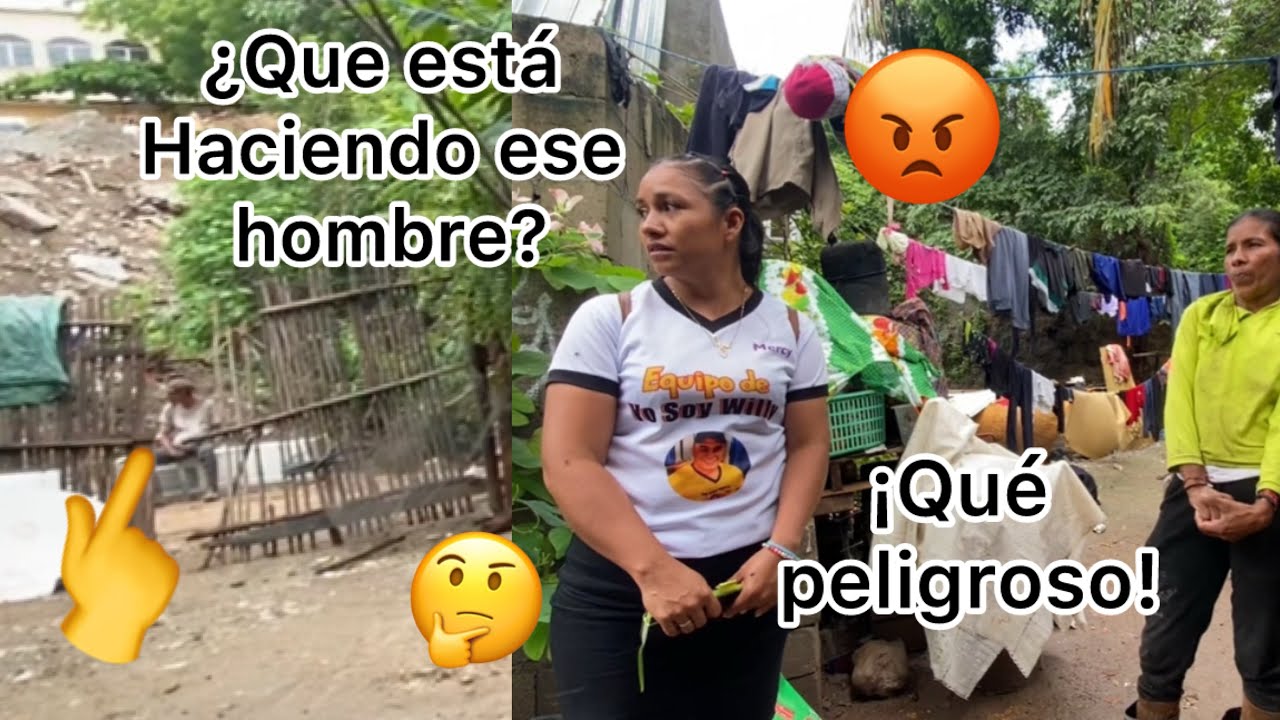 🟣¡Mercy se asustó mucho al ver a un hombre borracho y sospechoso!😡🤔🤔
