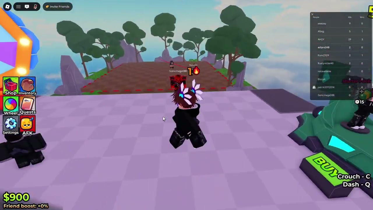 Playing shoot or die with my friend