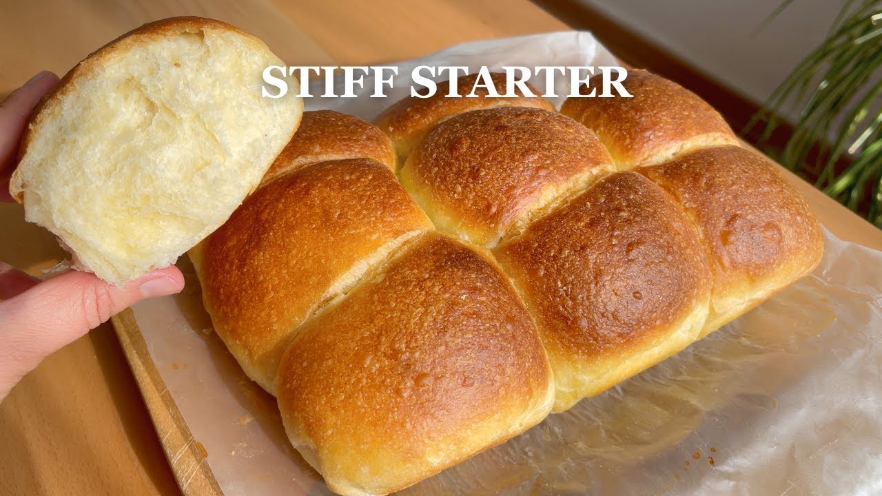 Sourdough Dinner Rolls With Stiff Starter | Soft & Fluffy