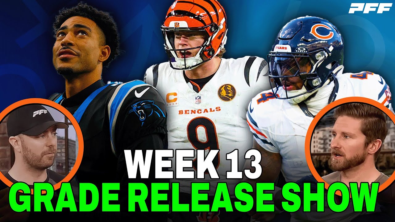 2025 NFL Week 13 Review & Grade Release Show | PFF NFL Show