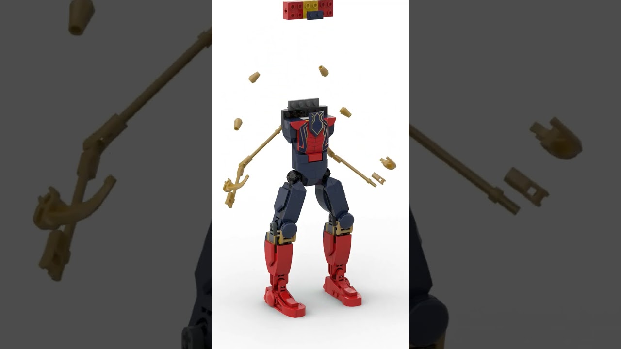 Lego 76298 Iron Spider-Man Construction Figure #shorts #lego #music #beats #memes #anime #beat #type