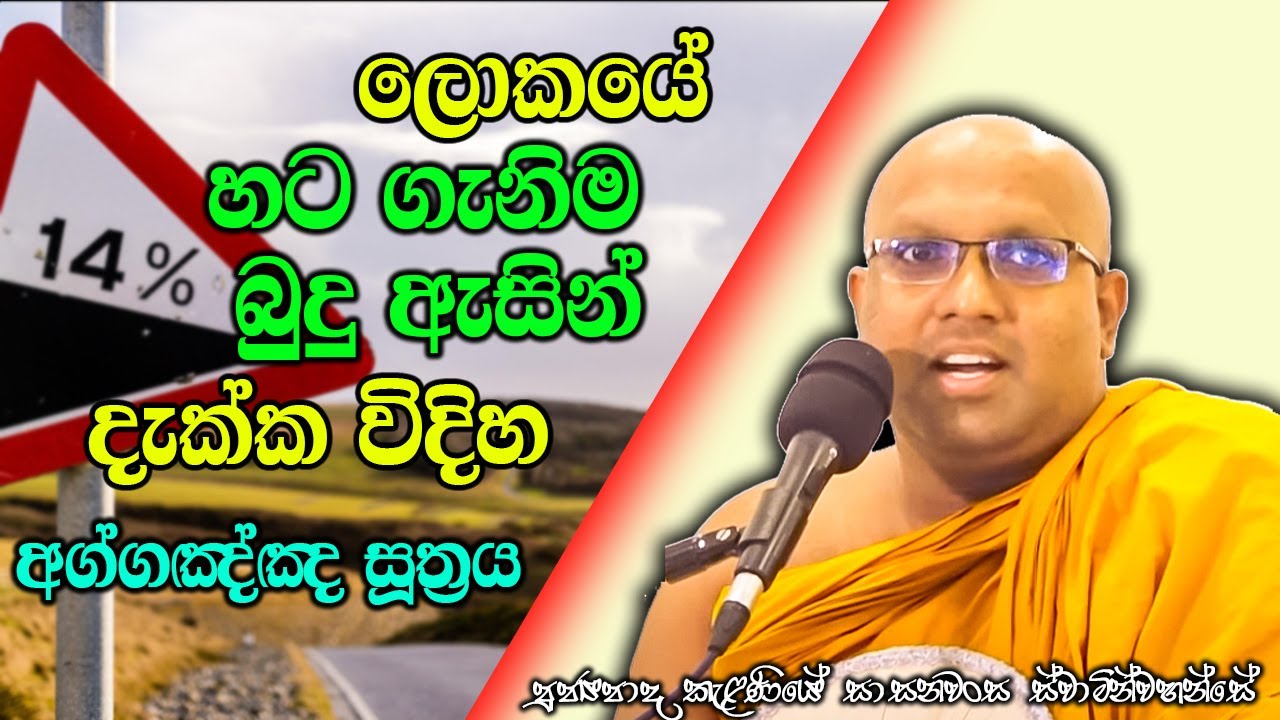 ලොකයේ හට ගැණිම බුදු ඇසින් දැක්ක හැටි (අග්ගඤ්ඤ සූත්‍රය) | Kelaniye Sasanawansa Thero | Wisdom #Bana