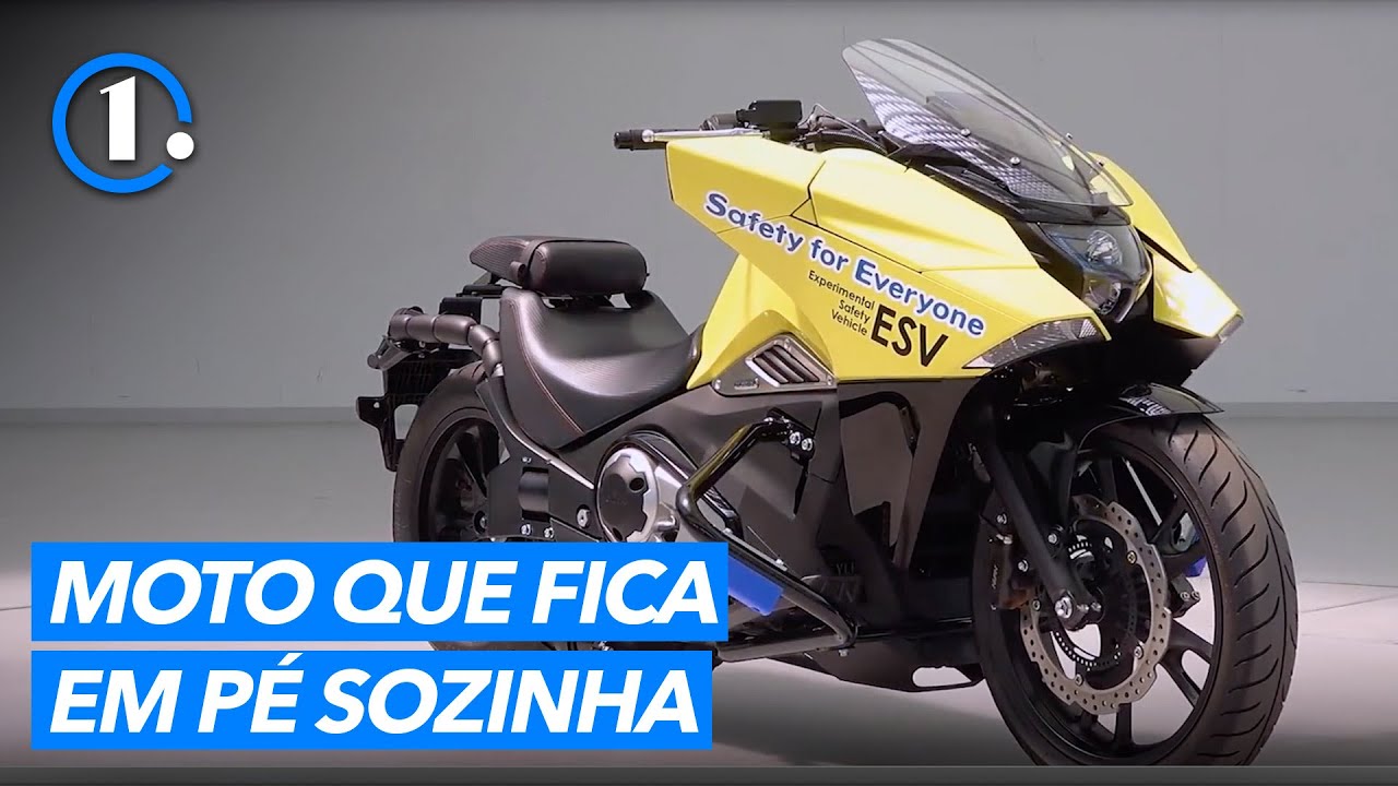 MOTO QUE FICA EM PÉ SOZINHA:  CONHEÇA O HONDA RIDING ASSIST 2.0