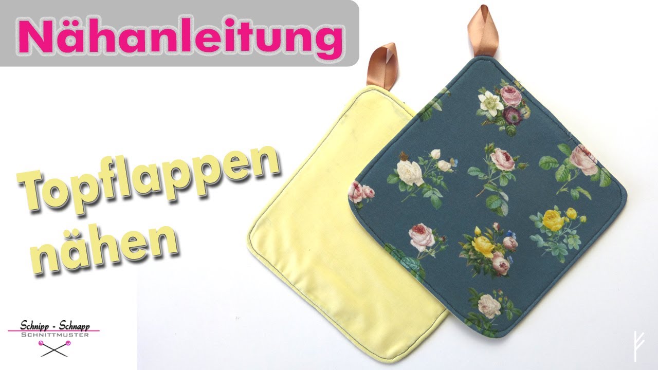 Topflappen n&auml;hen ganz easy