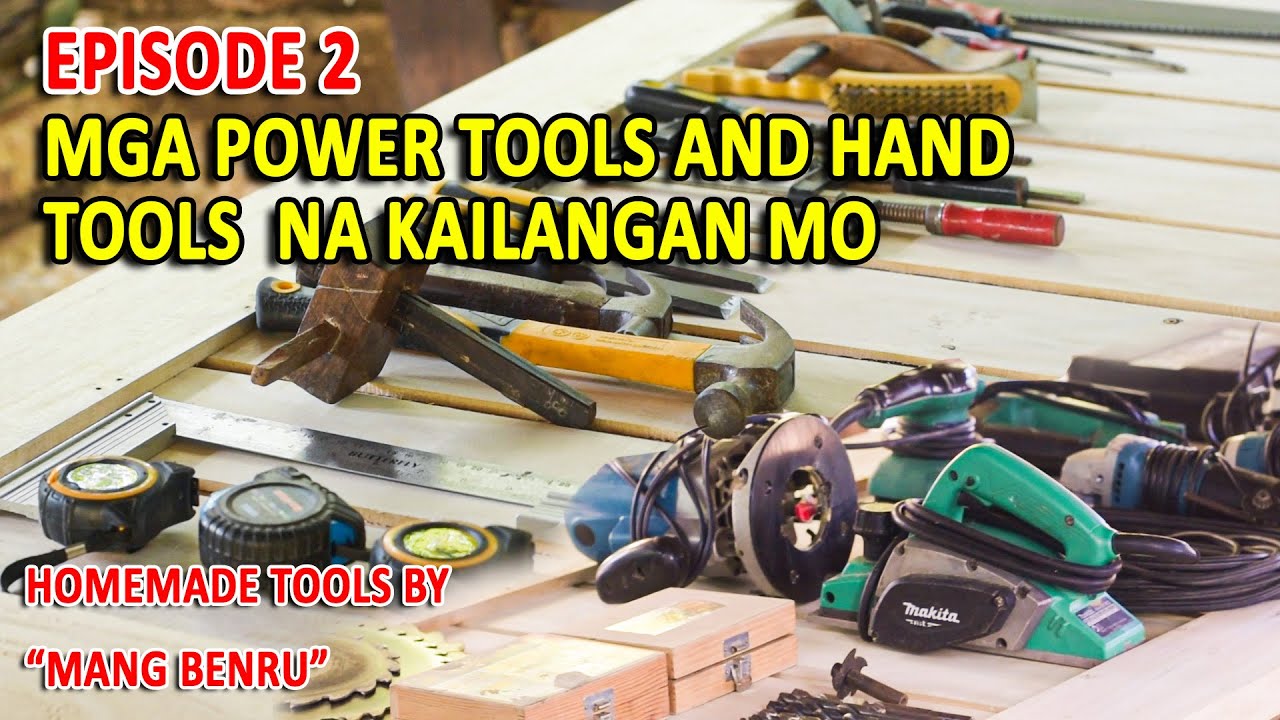 EP2: HAND TOOLS AND POWER TOOLS NEEDED IN A WOODWORKING BUSINESS | WOODWORKER AND DIYer NEED THESE!