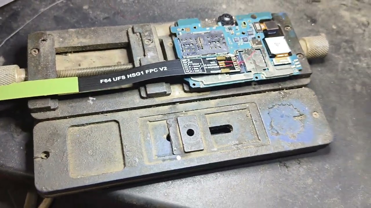 How to connect F64 Box isp Pinout Samsung A17