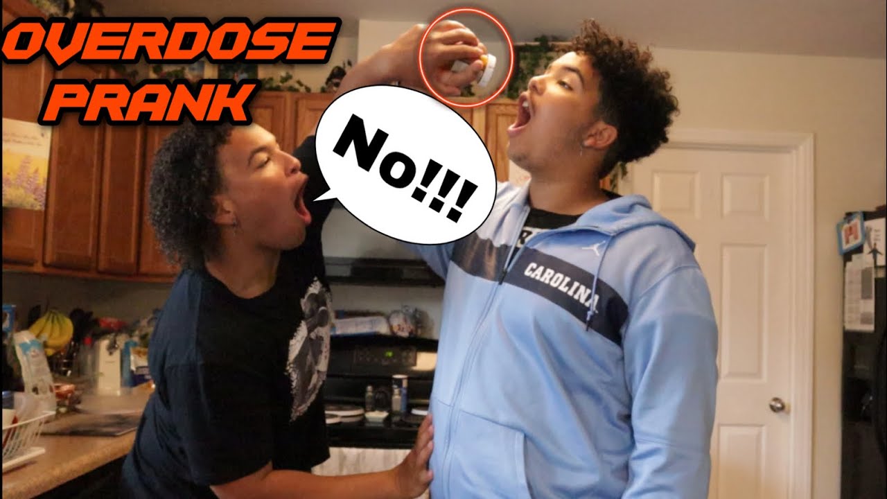 Overdose Prank On My Brother 💊 (What He Told Me Was Shocking)