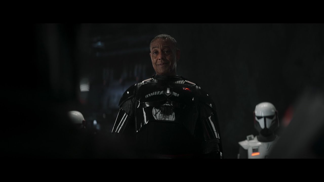Moff Gideon arrive in Dark Trooper armor - The Mandalorian Season Three (2023)