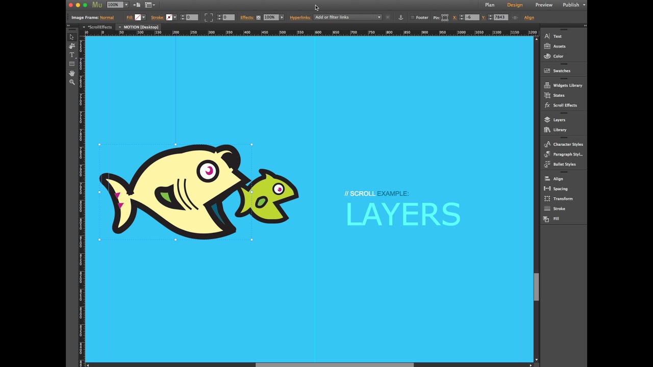 Muse Jam: Understanding Scroll Effects