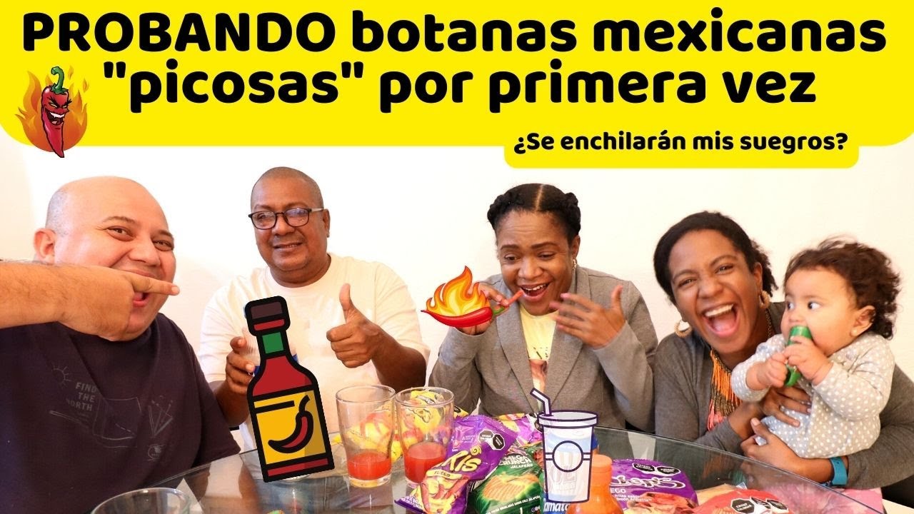 ✅ ║ COLOMBIANOS prueban BOTANAS PICANTES Mexicanas por primera vez 🔴║