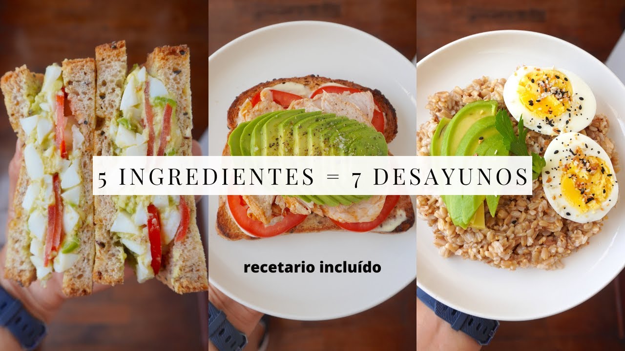 7 Desayunos Saludables y Económicos | Recetario grátis