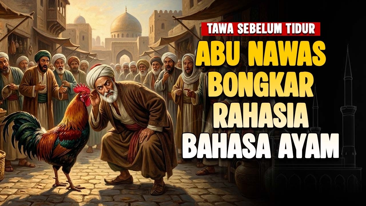 ABU NAWAS RAHASIA BAHASA AYAM — KISAH LUCU PENGANTAR TIDUR
