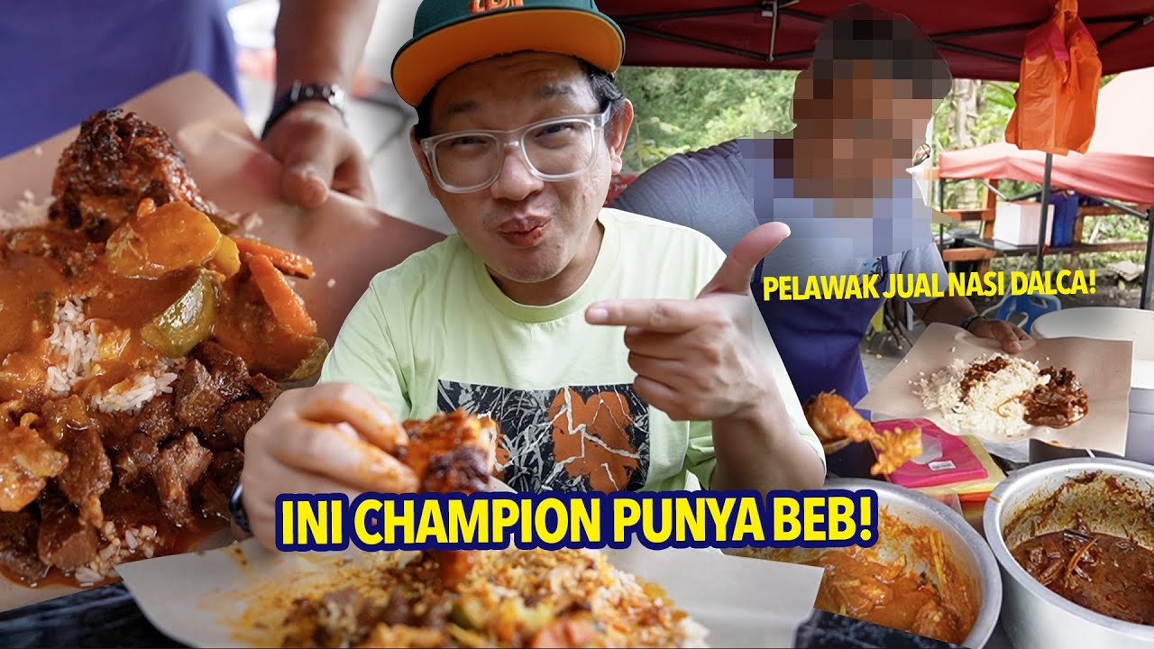 Aku Singgah Stall NASI DALCA Yang Diusahakan Oleh Seorang Pelawak!