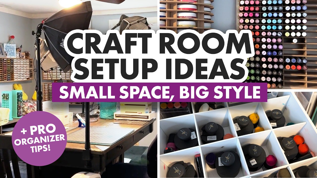 Craft Room Tour | Inspiring Storage & Organization Ideas for Paper Crafters!