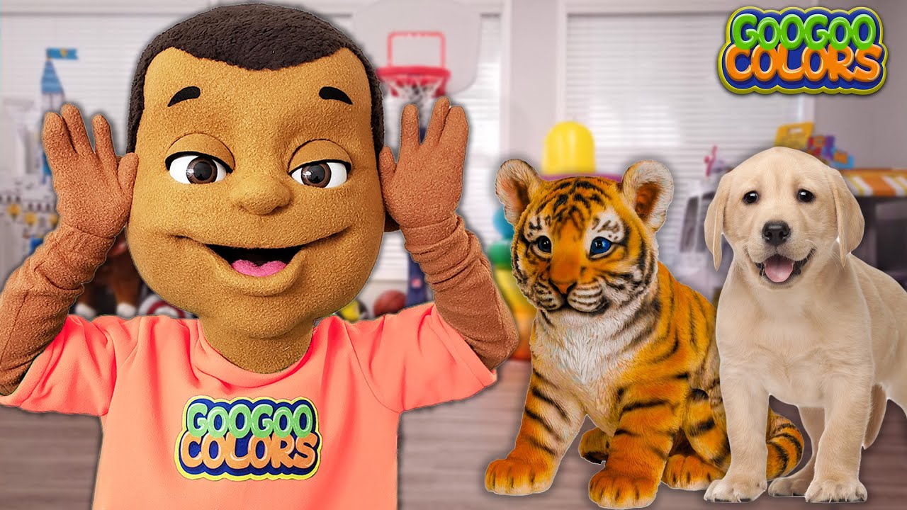 Help! Where Is Gaga Baby and Zoo Animals?  Goo Goo Colors Pretend Play and Songs