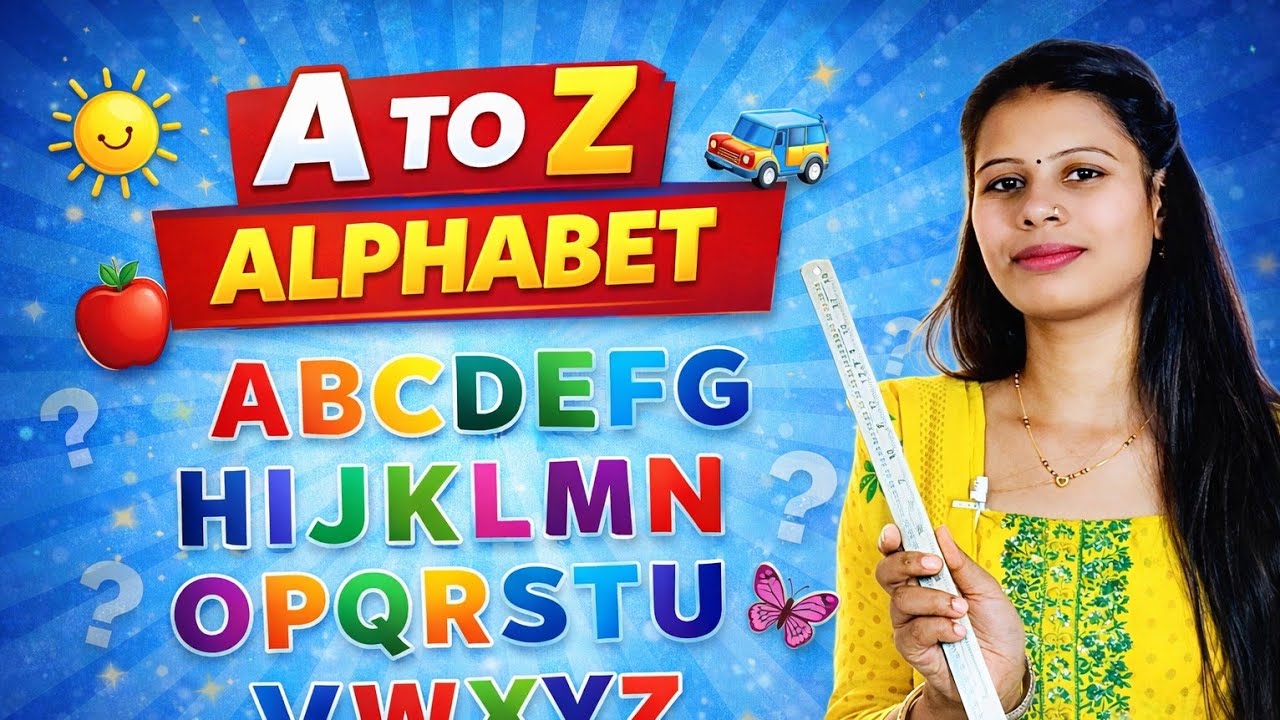 A to Z Alphabet | English Alphabet A to Z | Learn Alphabet Easily.