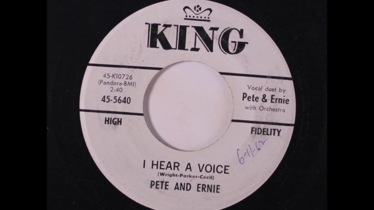 Pete and Ernie & Group - I Hear A Voice / The Hunch - King 5640 - 1962