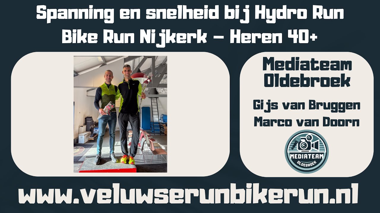 Spanning en snelheid bij Hydro Run Bike Run Nijkerk – Heren 40+