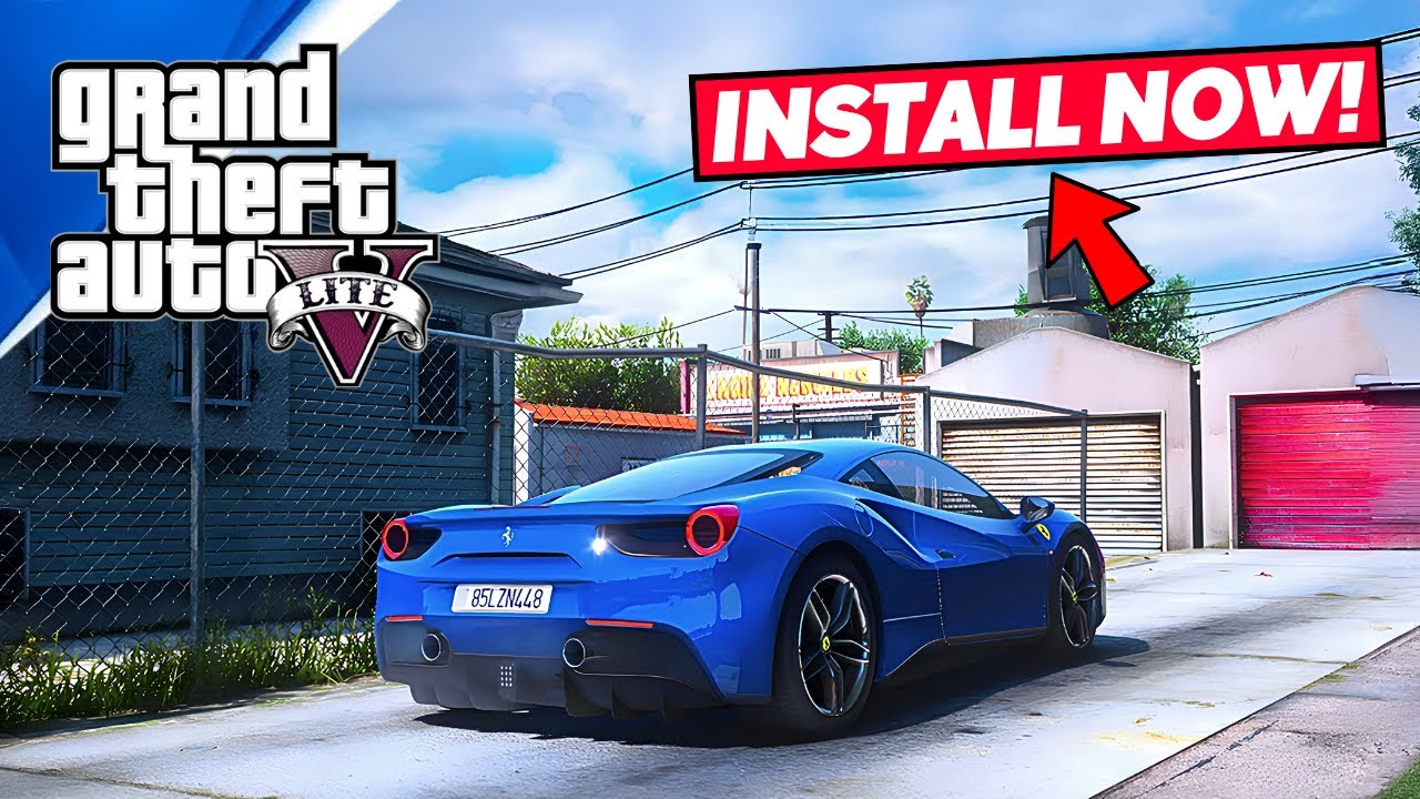 New GTA 5 LITE Mod For Low End PC 😍 Step-by-Step Installation Guide....!