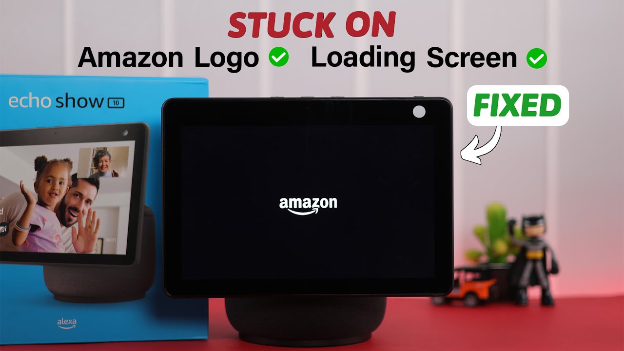 Fix- Echo Show 10 Stuck on Amazon Screen! [Logo]
