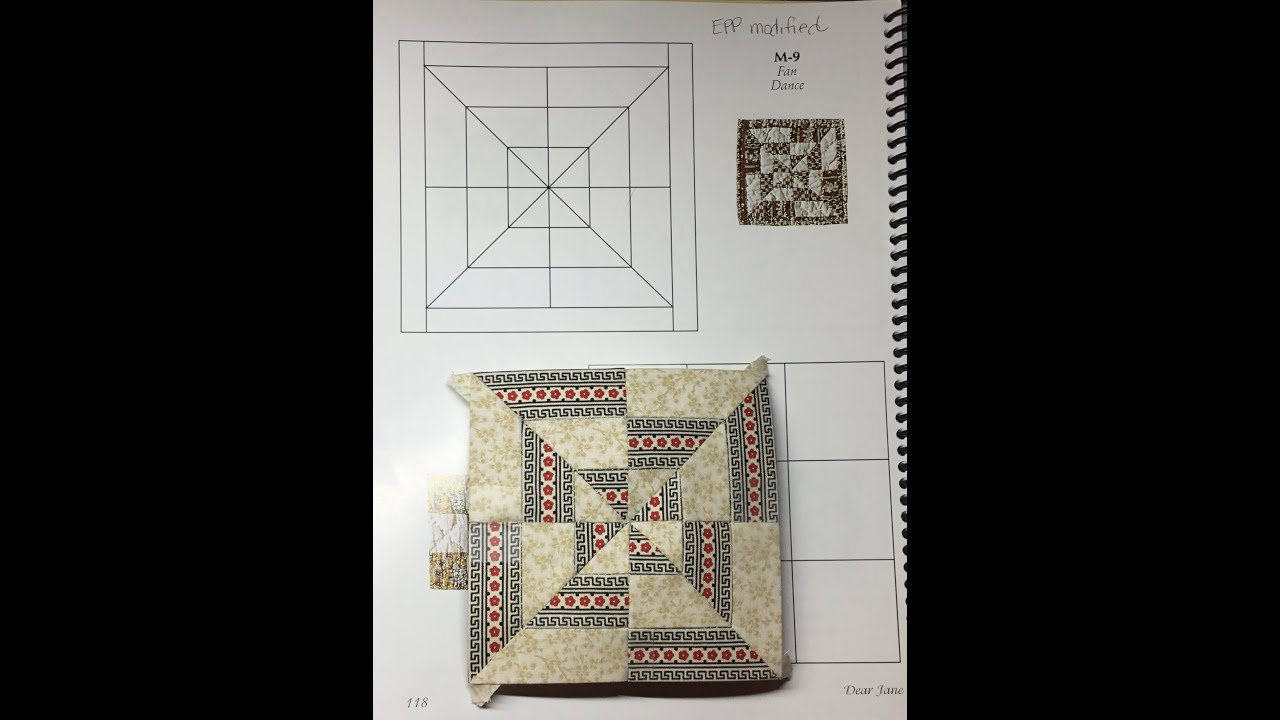 M9 Block Assembly - Dear Jane Goes EPP