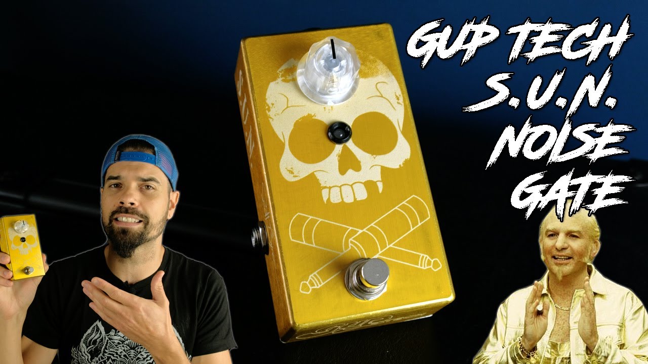 GUP Tech S.U.N. Noise Gate Pedal Demo - Best Noise Gate Pedal for Metal - 2, 3 and 4 Cable Method