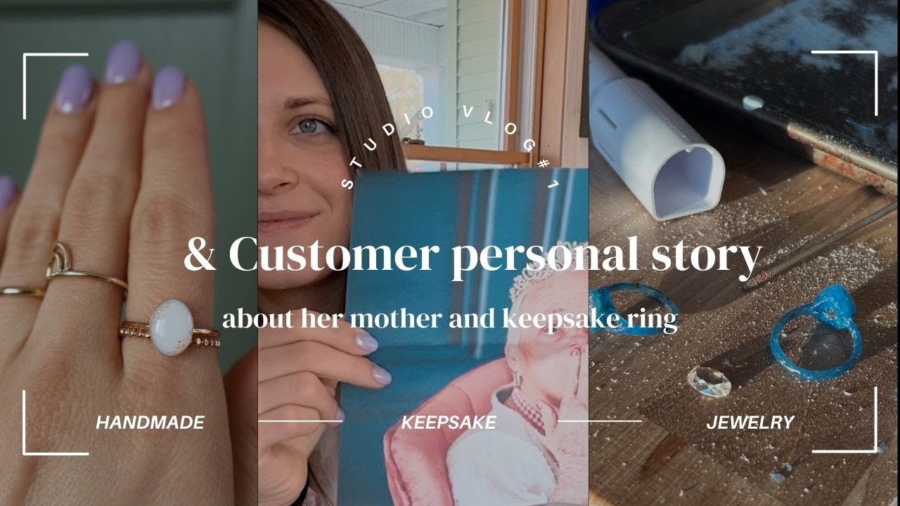 Studio Vlog #1 | Customer Personal Story | Keepsake Jewelry