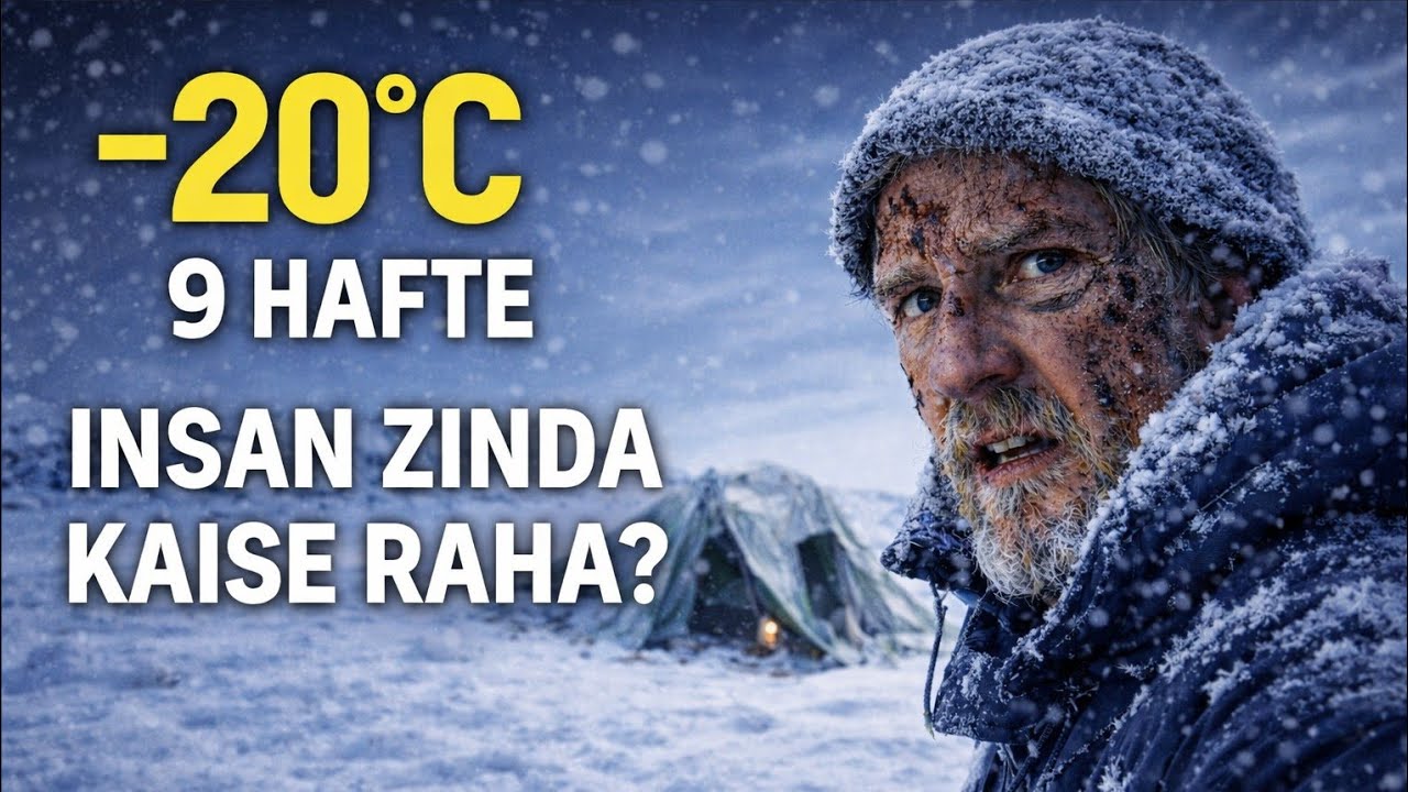 20°C Arctic में 9 हफ्ते — इंसान की हद कहाँ टूटी?
