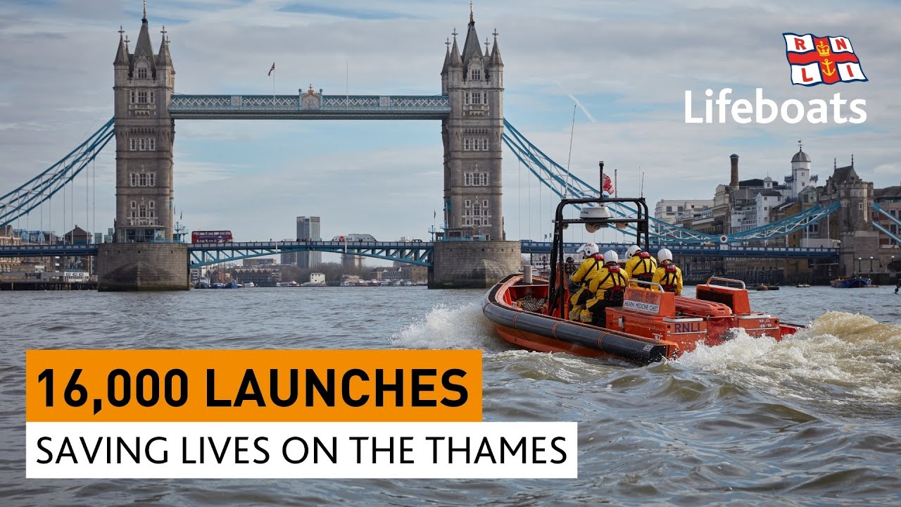 20 Years of RNLI Lifeboats on the Thames in #London