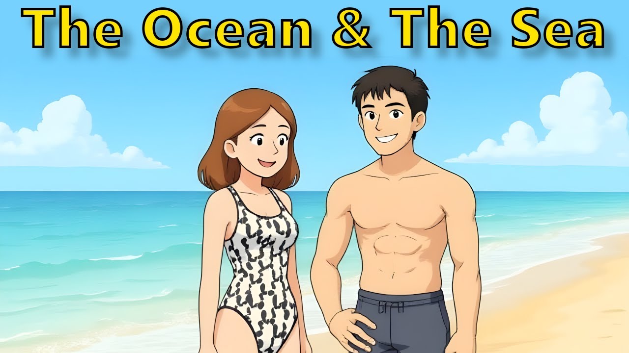 Want to go to The Beach? || English Story || Listen to English - Learning with Leo & Mia