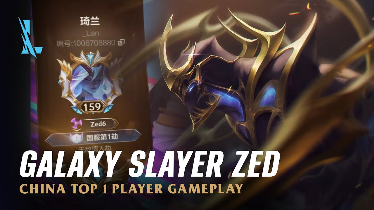 Wild Rift ZED - TOP 1 Galaxy Slayer Zed S14 Ranked Gameplay + Build