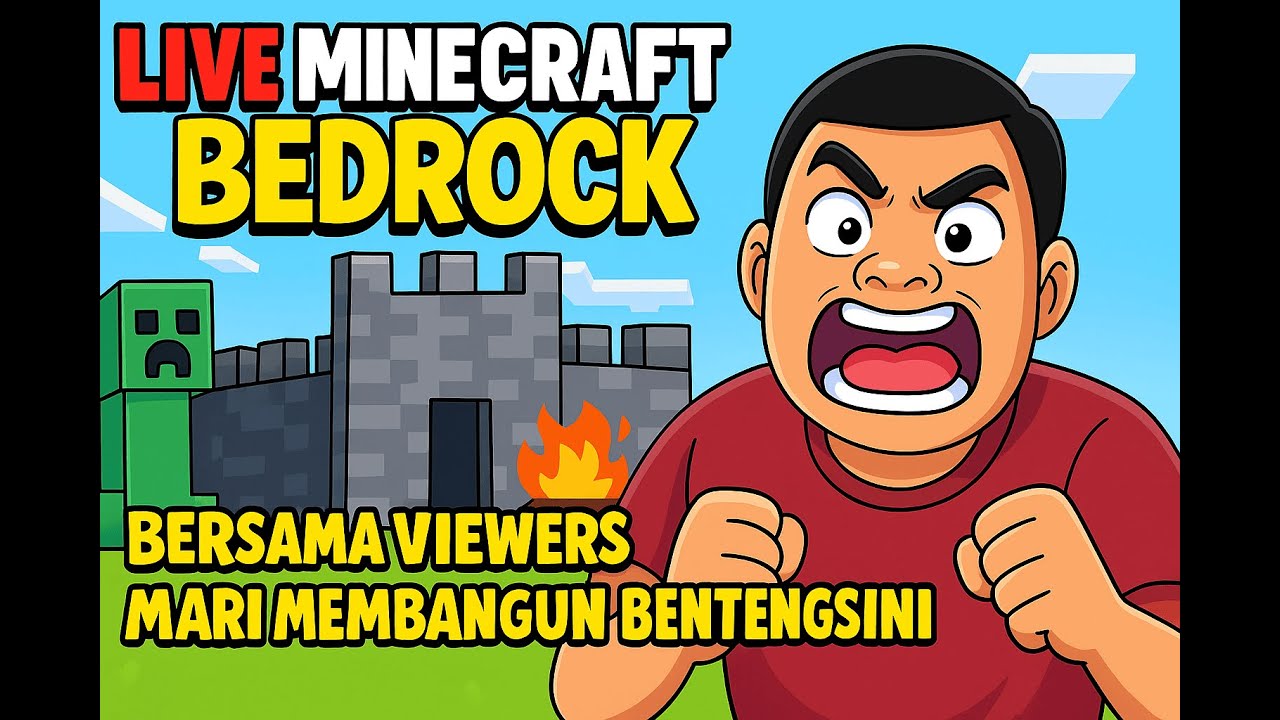 LIVE MINECRAFT BEDROCK #77 | MENAMATKAN RL CRAFT BERSAMA VIEWERS