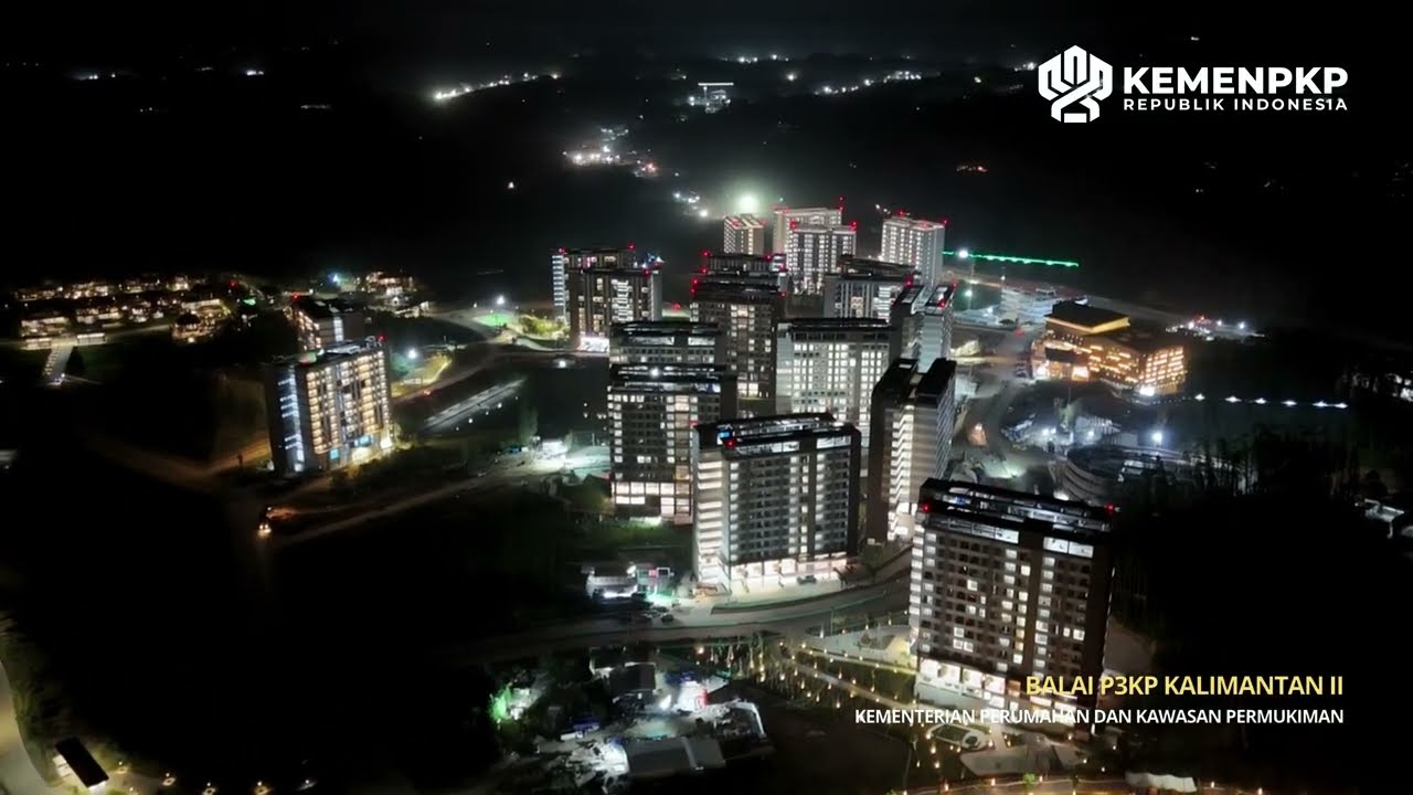 Suasana Malam dan Siang Hunian ASN/Hankam di Ibu Kota Negara (IKN) Nusantara