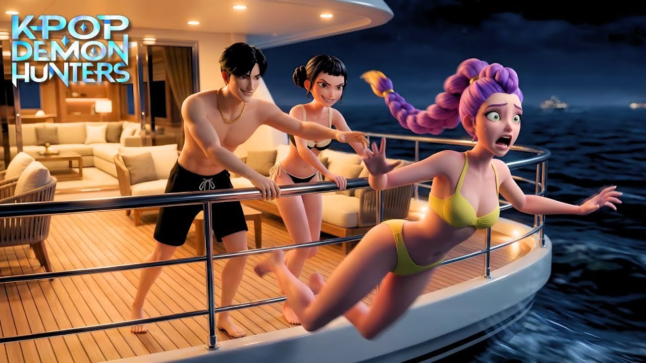 Mission: Rescue Rumi After Zoey Throws Her Into The Sea | KPOP Demon Hunters