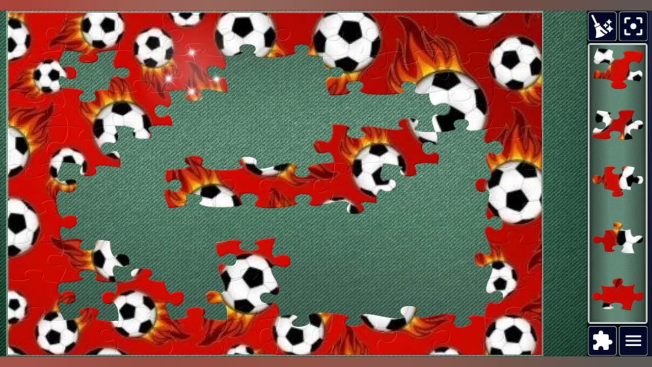 Kickoff to Flames🔥⚽🧩Fiery jigsaw puzzle 🧩//@jigsawpuzzle45 