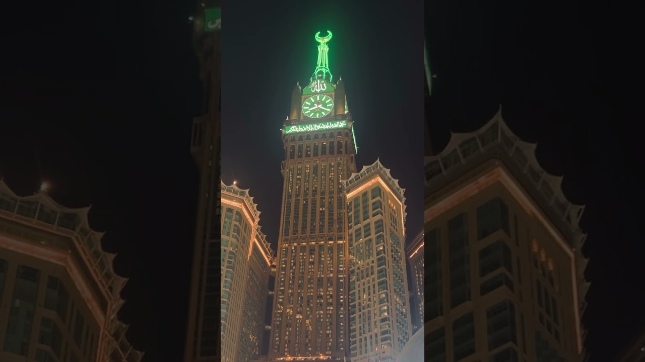 آذان العشاء من المسجد الحرام بصوت المؤذن عبدالله باعفيف