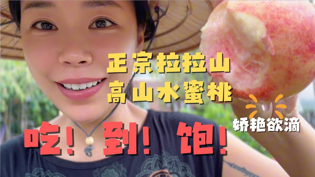 正宗拉拉山恩爱农场高山水蜜桃🍑吃到饱！连晚餐的配菜都是水蜜桃！