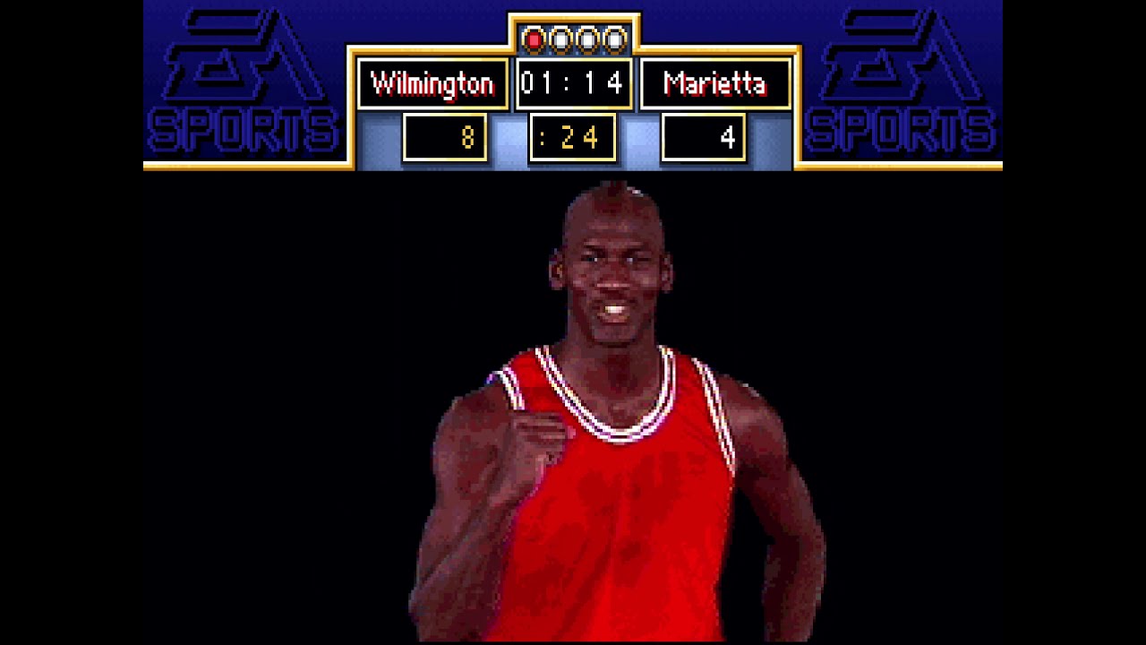 Michael Jordan in Flight (1993) DOS game @ Roland MT-32