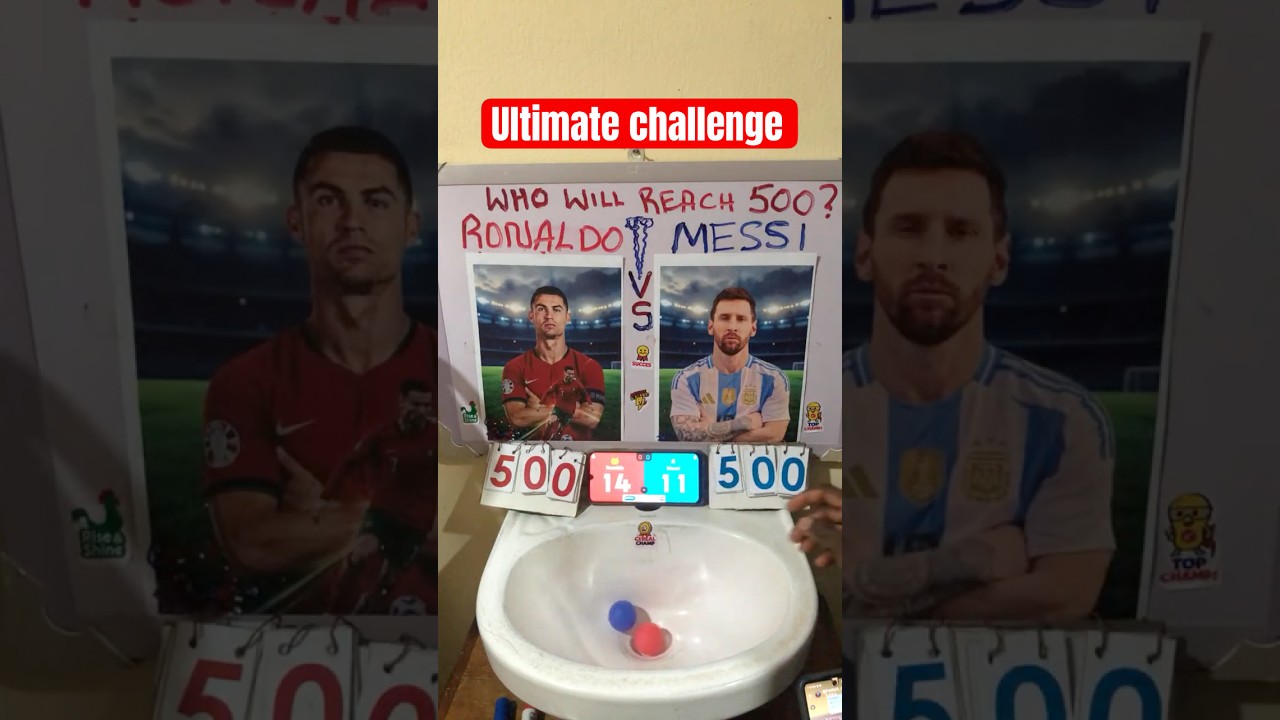 MESSI VS RONALDO | FOOTBALL ULTIMATE CHALLENGE #sports #football