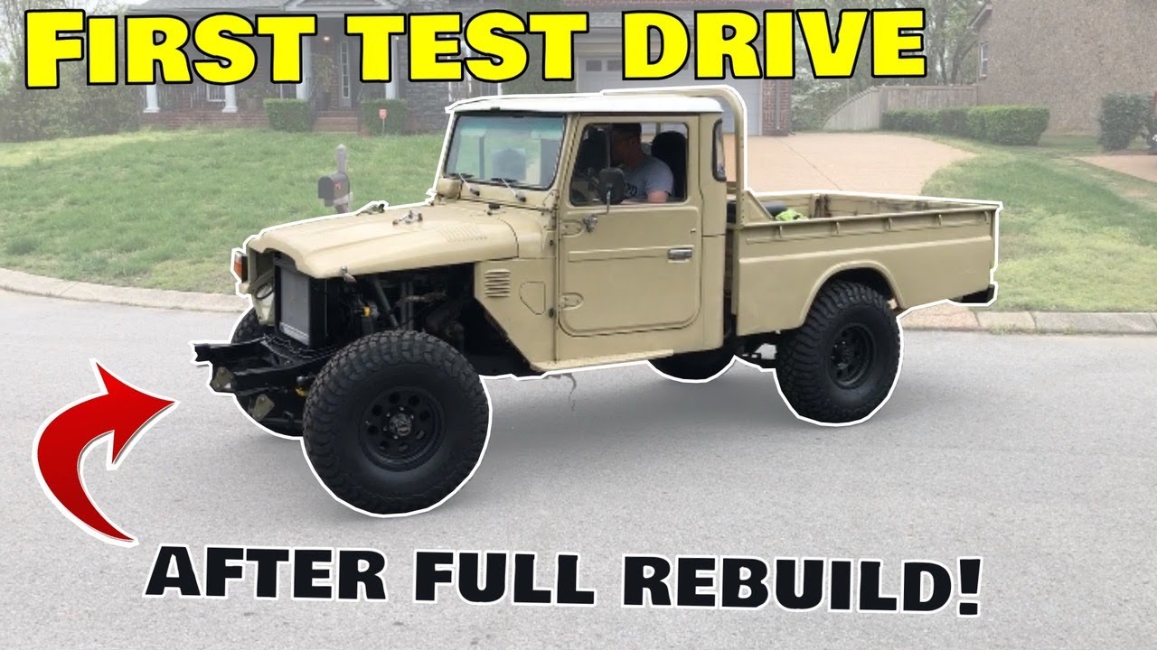 Toyota FJ45 first test drive 2F/H55