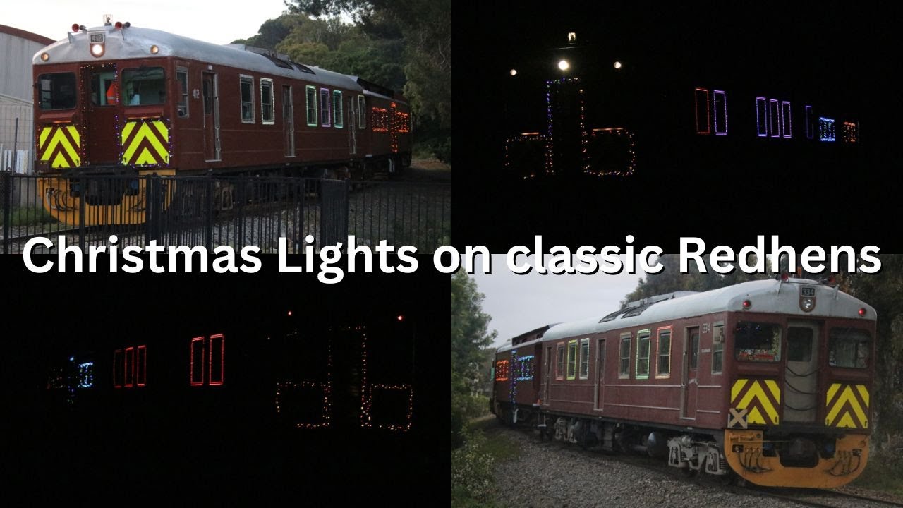The Jingle Bells Express with #412 & #334 Thru Mount Barker