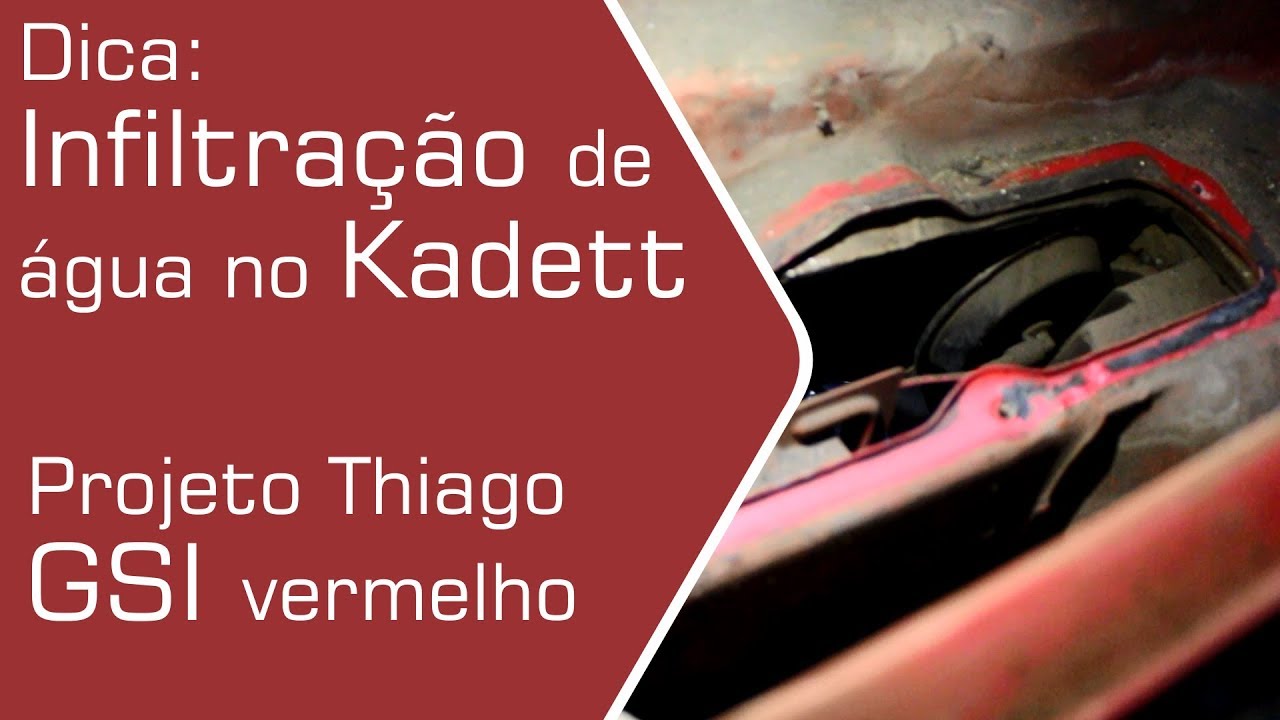 Dica: Kadett - Drenos de escoamento e caixa de ventilação - Projeto GSI do Thiago - Black Hill Auto