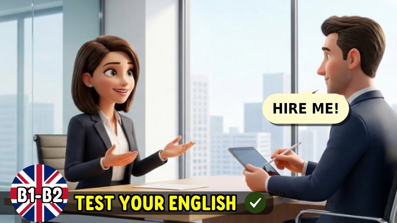 NAIL YOUR INTERVIEW! 💼 Job Interview English & Confidence Tips (B1-B2)