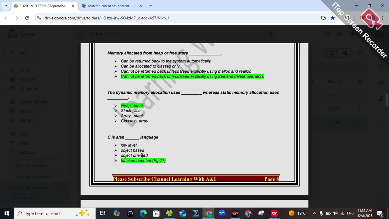 CS201 Midterm Preparation 2025 | Important MCQs Solved | Virtual University
