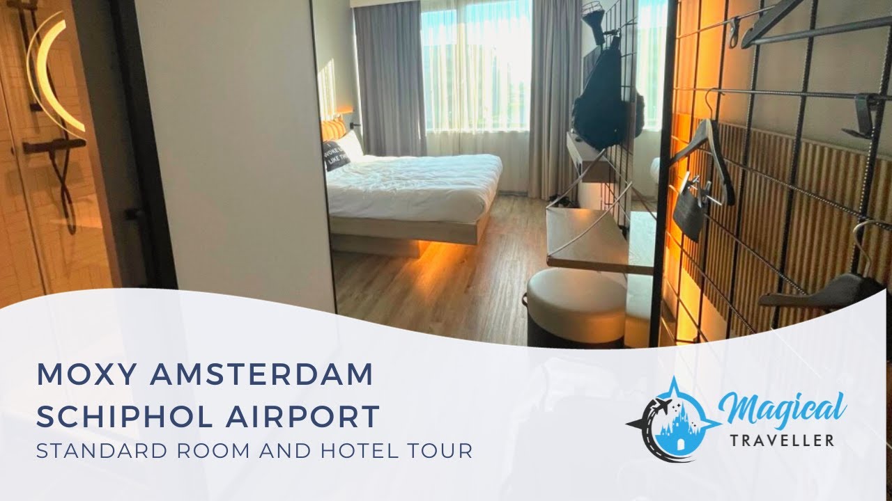 Moxy Amsterdam Schiphol Airport Room and Hotel Tour