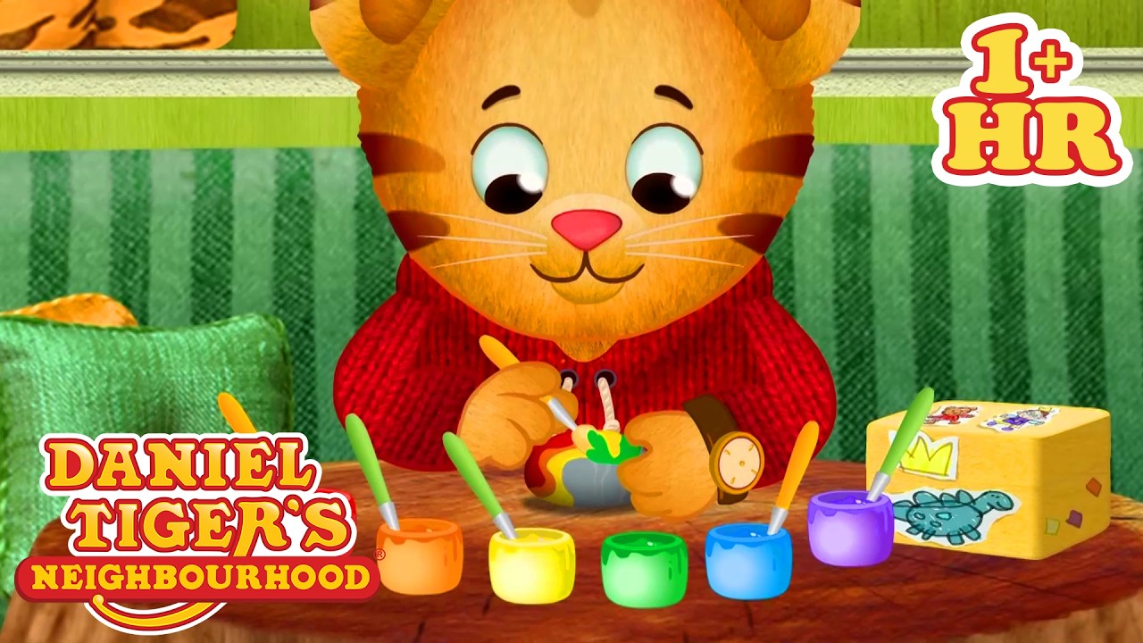 Rabbits and Painting Eggs | Happy Easter | Daniel Tiger's Neighbourhood | Scholastic Kids